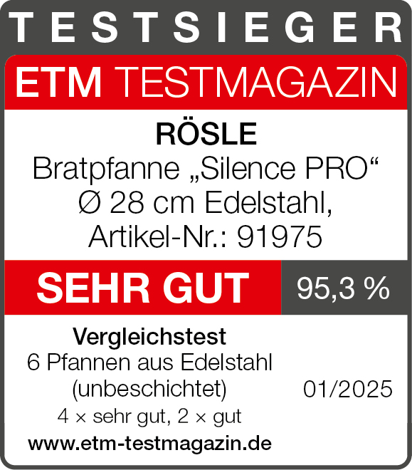 ETM_2025-01_ROeSLE_Bratpfanne_Silence_PRO_O_28_cm_Edelstahl_Artikel-Nr_91975_Testsieger_RGB_DE_mit-Link ETM_2025-01_ROeSLE_Bratpfanne_Silence_PRO_O_28_cm_Edelstahl_Artikel-Nr_91975_Testsieger_RGB_DE_mit-Link