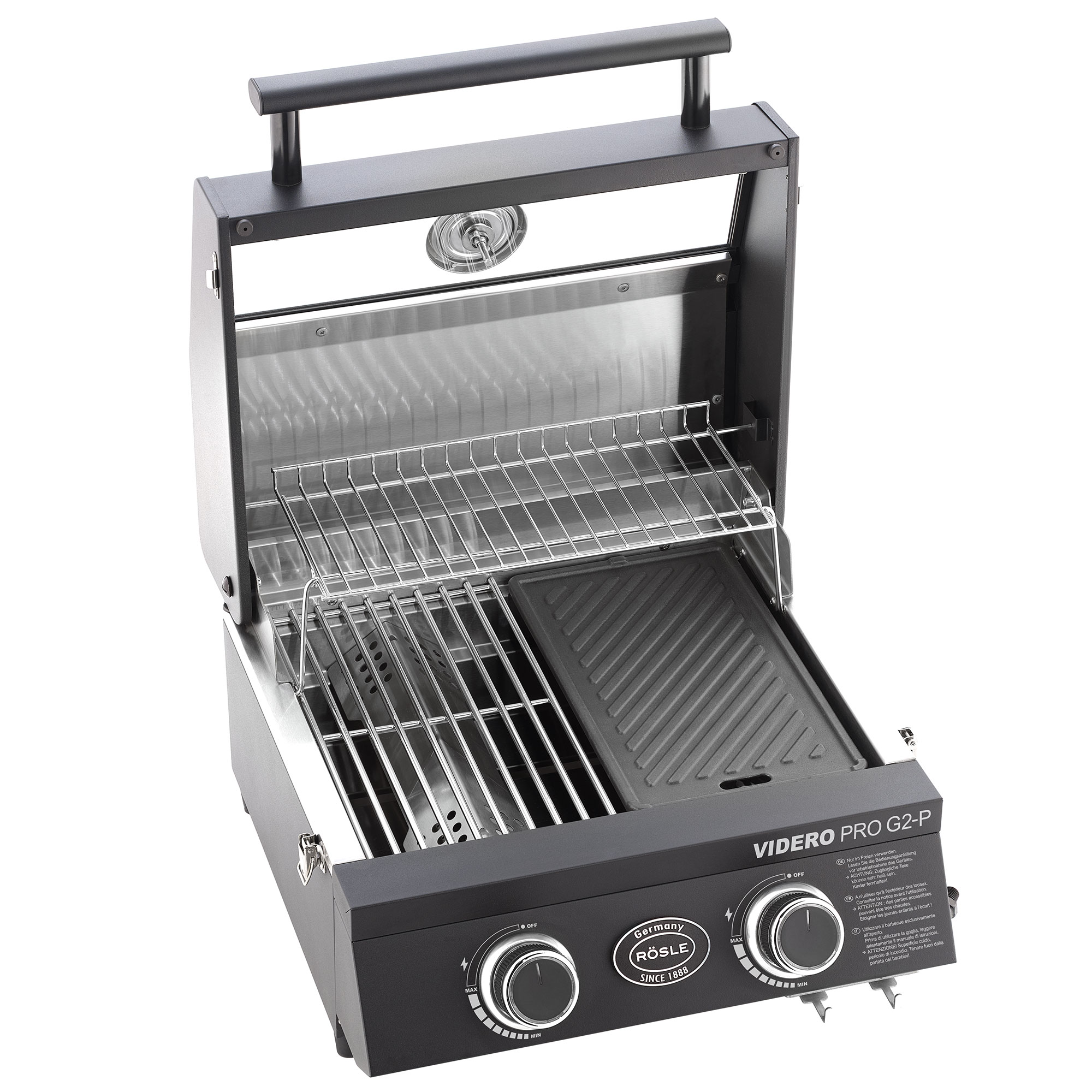 Gasgrill BBQ-Portable VIDERO PRO G2-P 50mbar