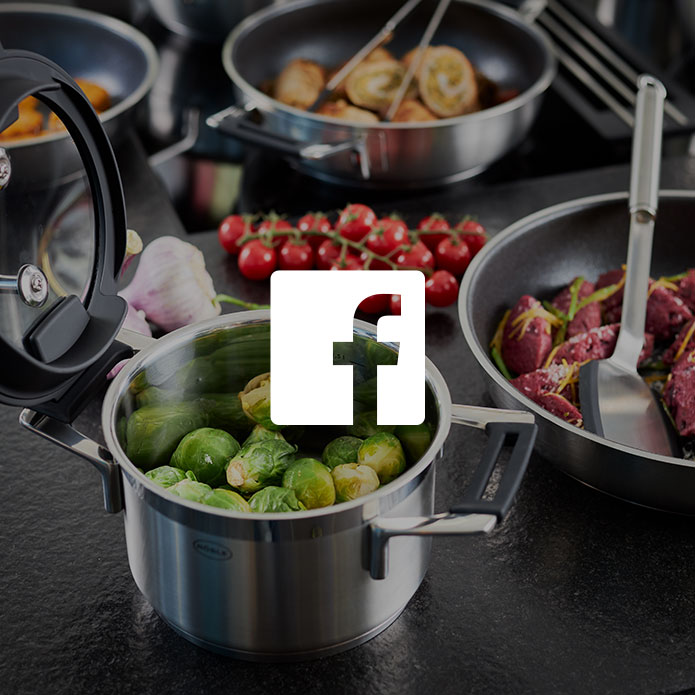 Facebook logo with cooking pot Silence Pro
