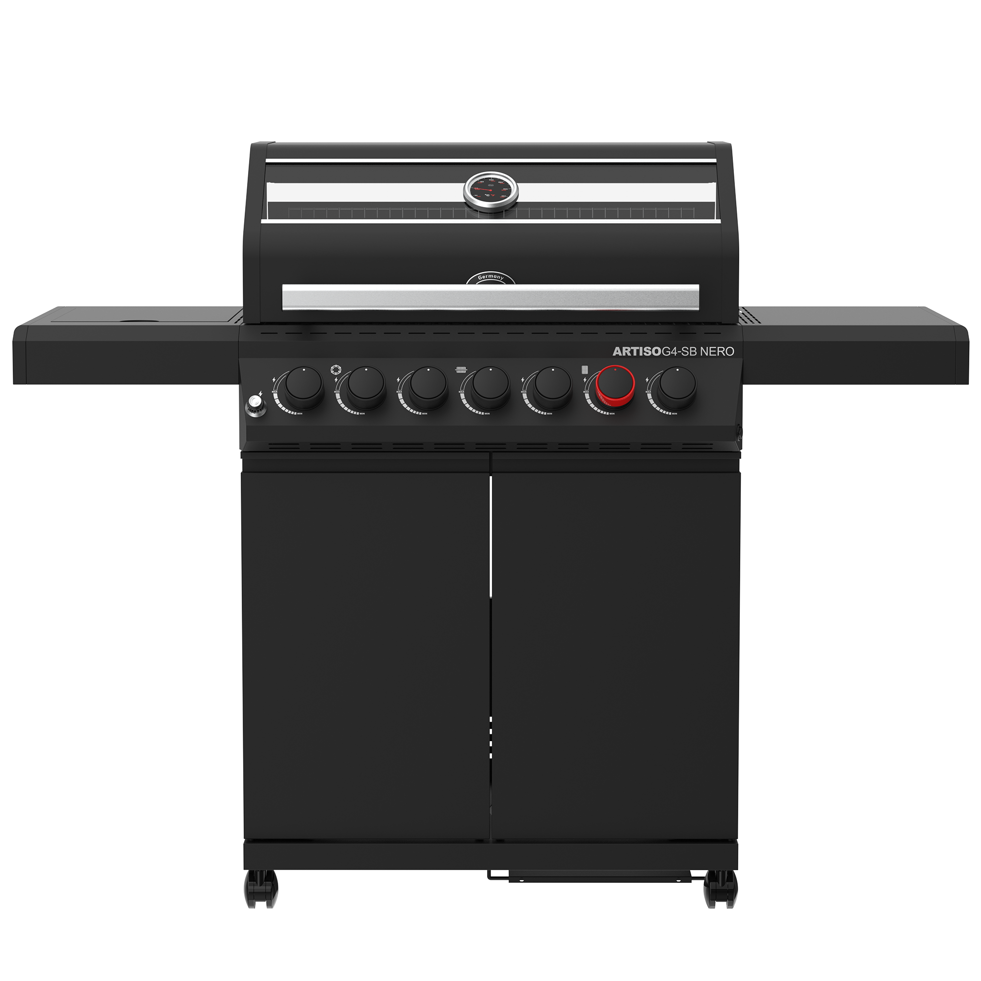 Gasgrill ARTISO G4-SB NERO 50mbar, Exklusiv bei TOOM