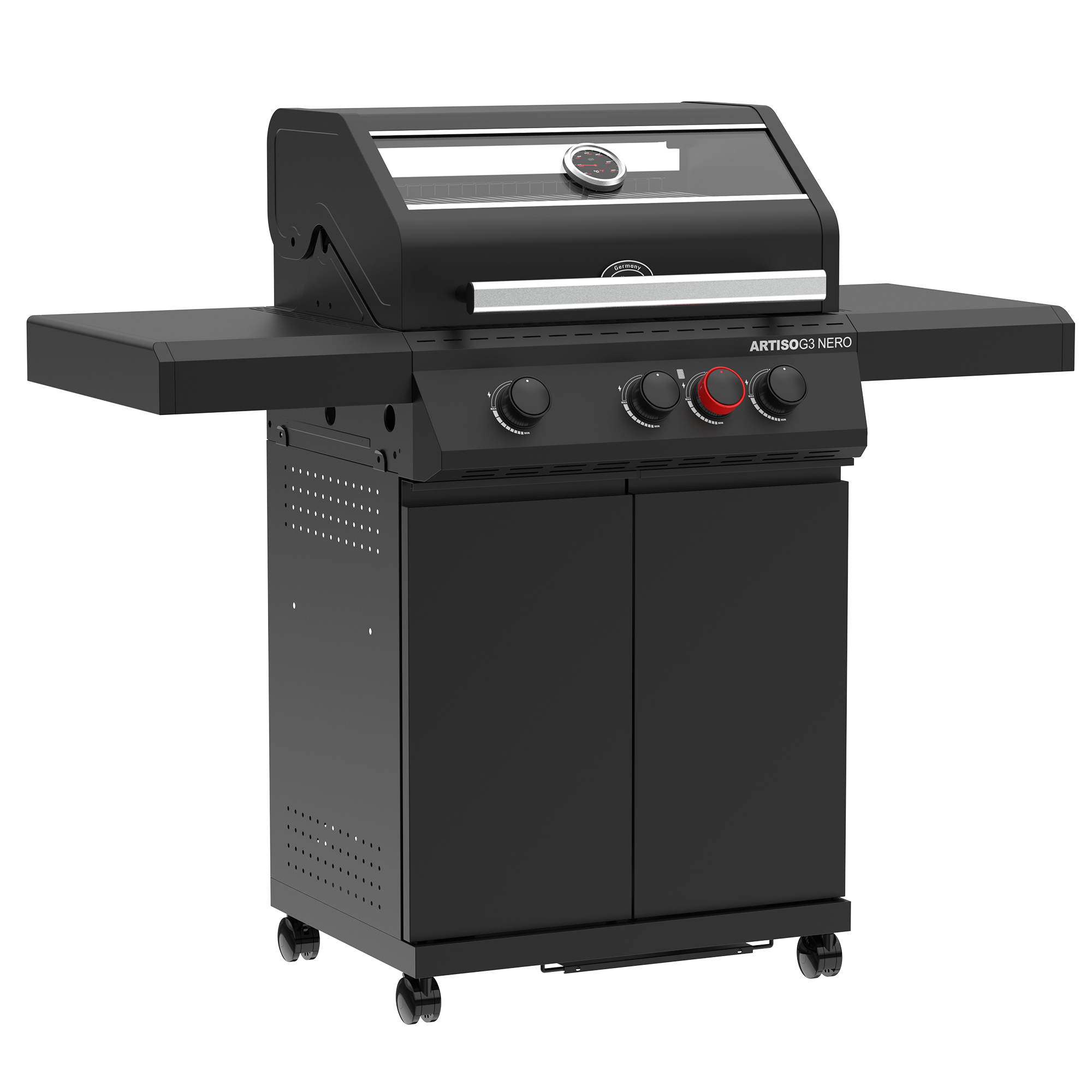 Gasgrill ARTISO G3 NERO 50mbar, Exklusiv bei TOOM