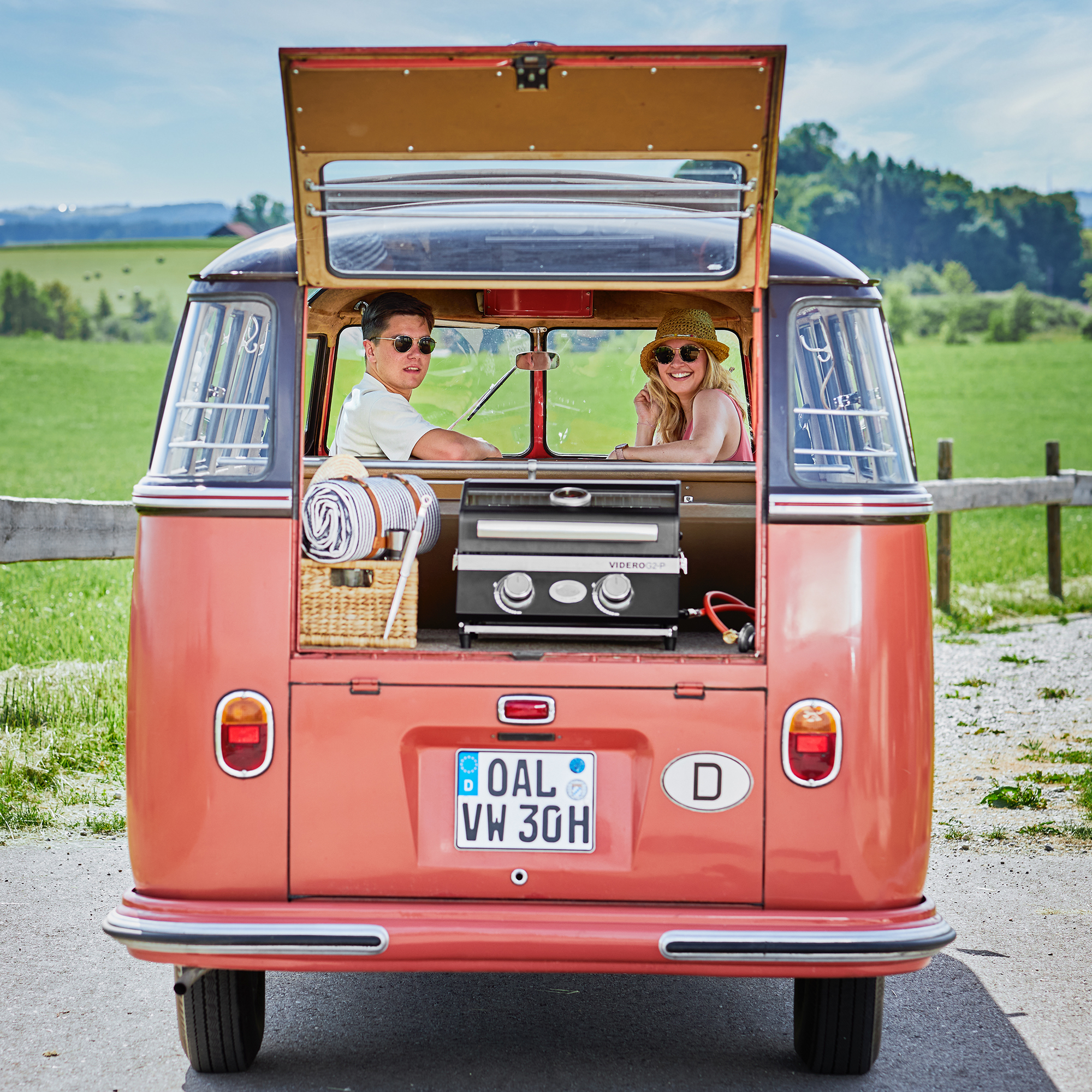 Gasgrill BBQ-Portable VIDERO G2-P 50 mbar