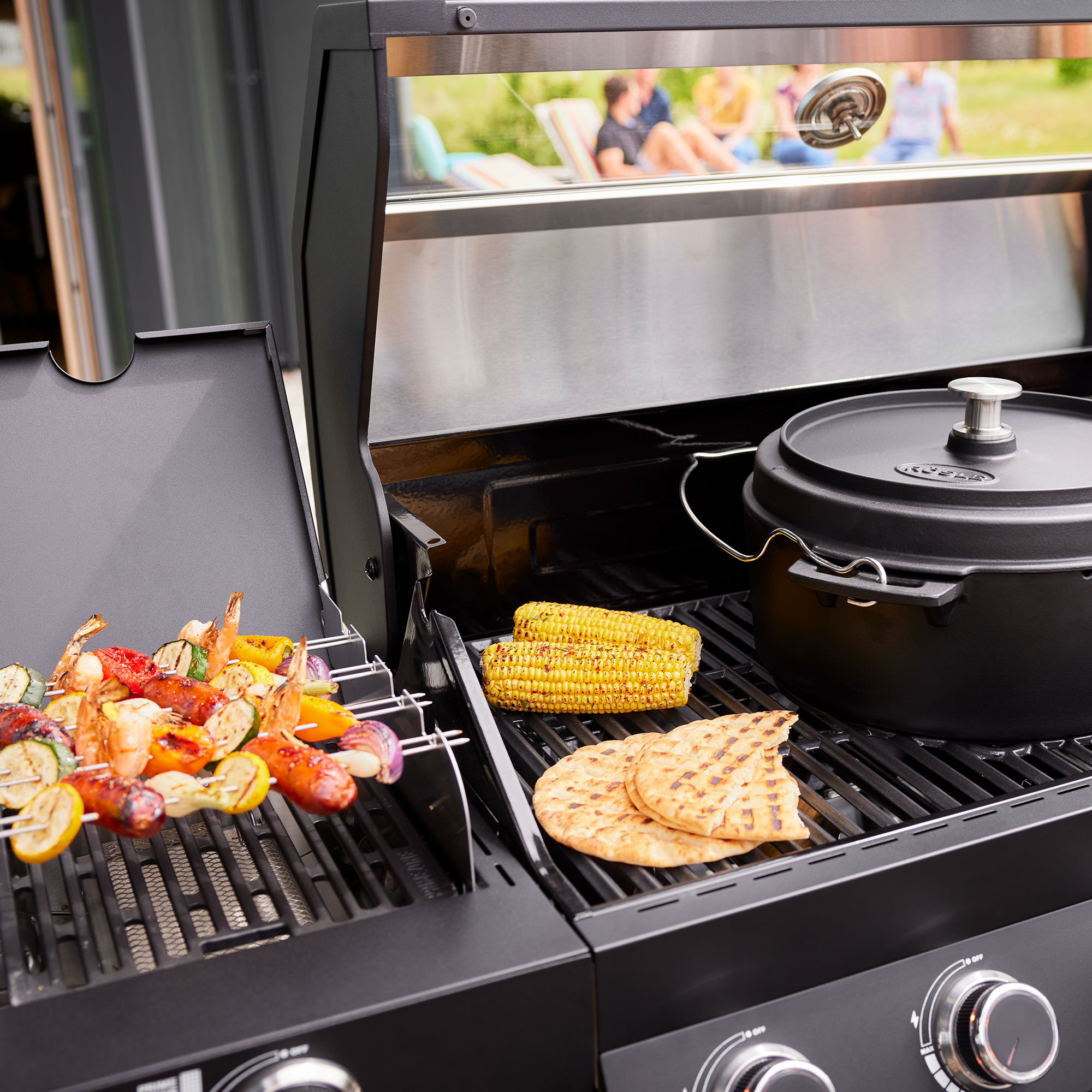 Gasgrill VIDERO PRO G6-S VARIO+ 50mbar