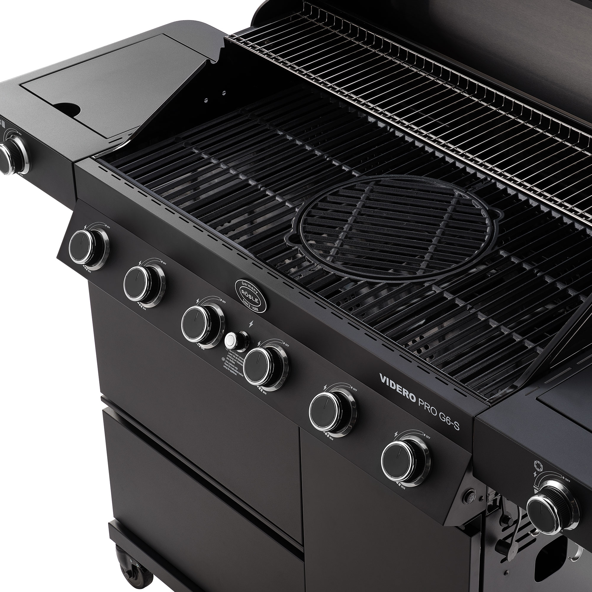 Gasgrill VIDERO PRO G6-S VARIO+ 50mbar