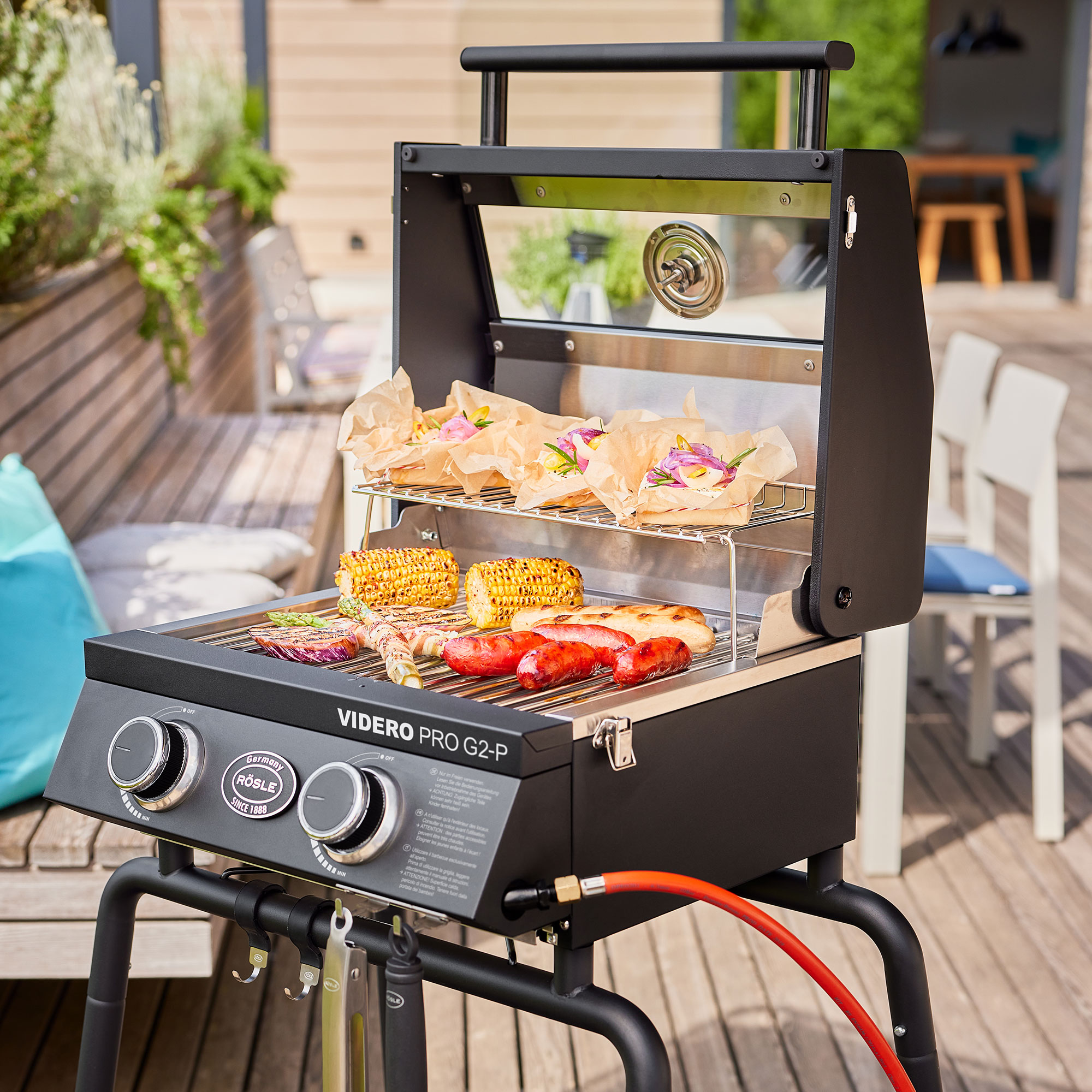 Gasgrill BBQ-Portable VIDERO PRO G2-P 50mbar