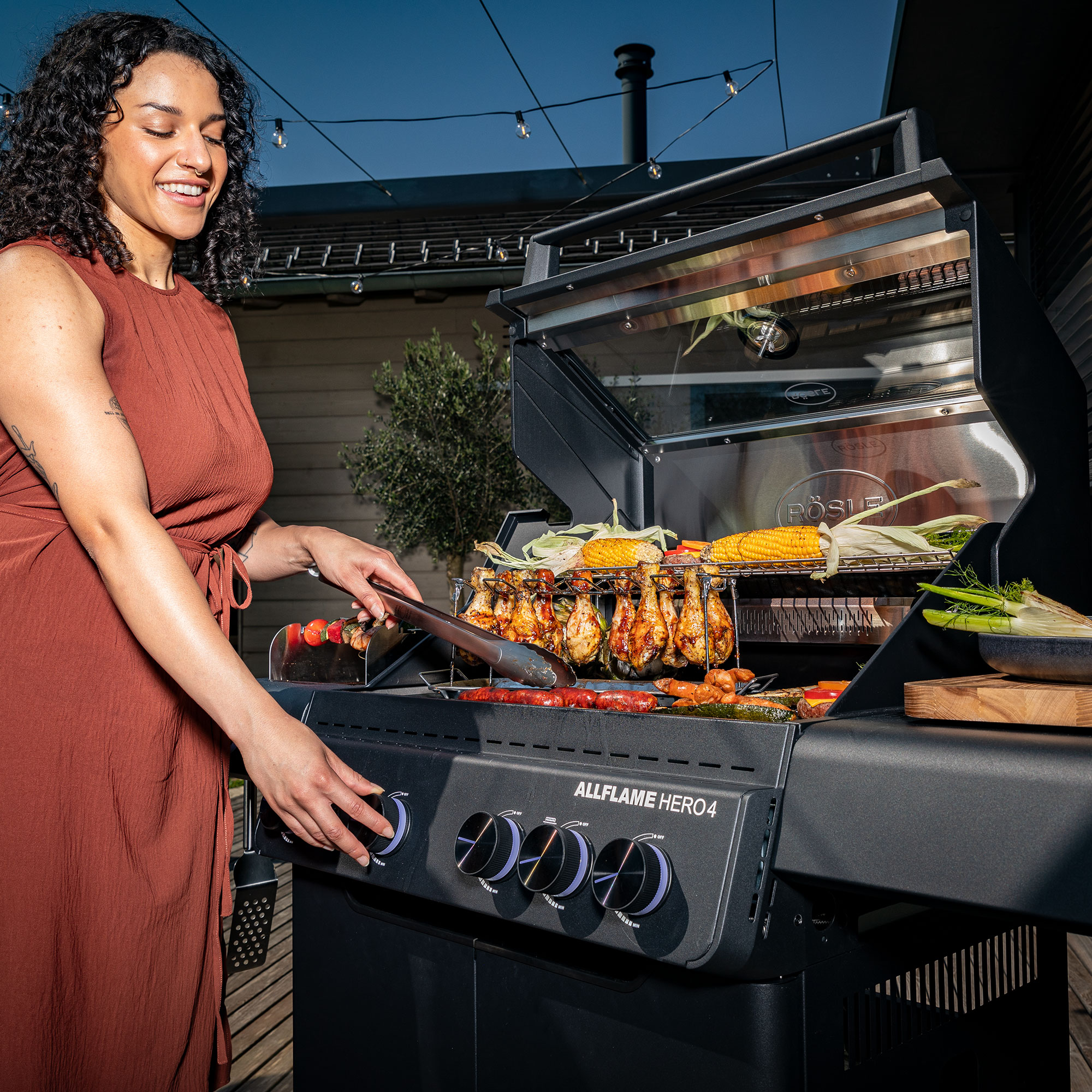 Gasgrill ALLFLAME Hero 4 50mbar