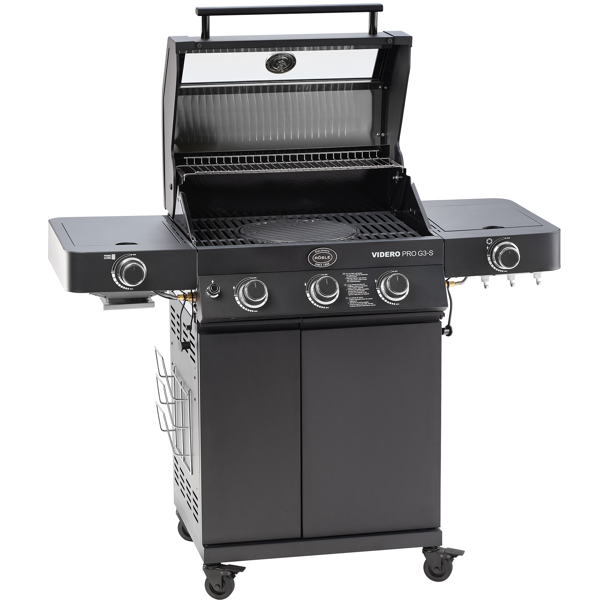 Gasgrill VIDERO PRO G3-S VARIO+ 50mbar
