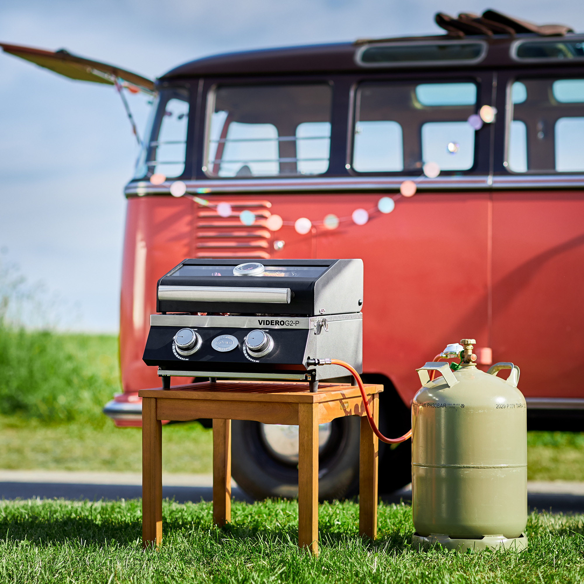 Gasgrill BBQ-Portable VIDERO G2-P 50 mbar
