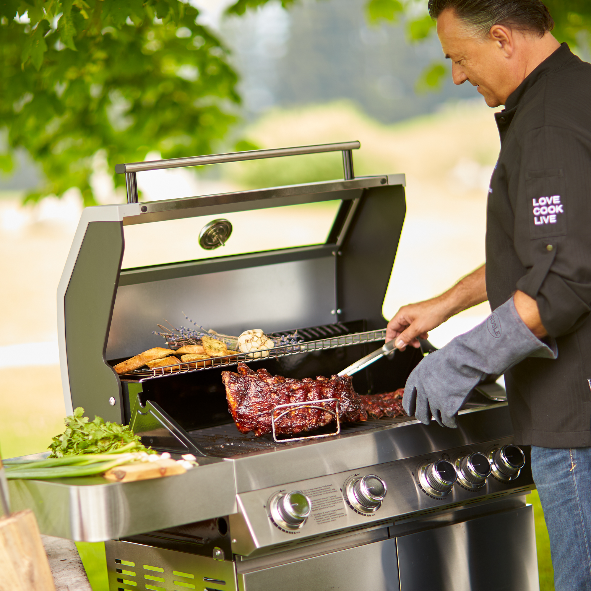 Gasgrill BBQ-Station Videro G4 Edelstahl 50mbar (Modelljahr bis 2020)
