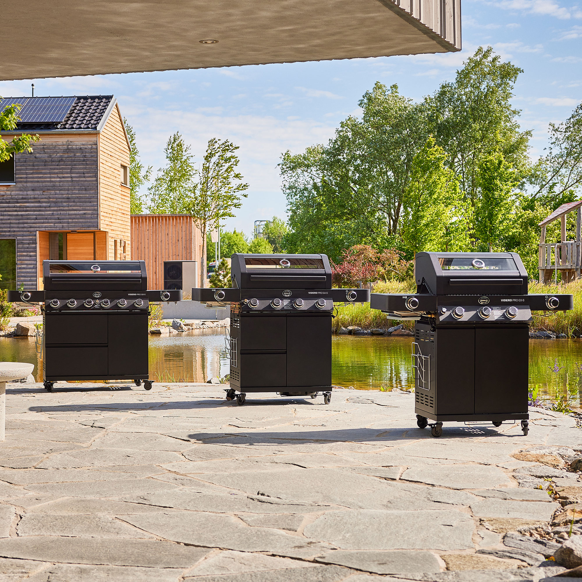 Gasgrill VIDERO PRO G3-S VARIO+ 50mbar