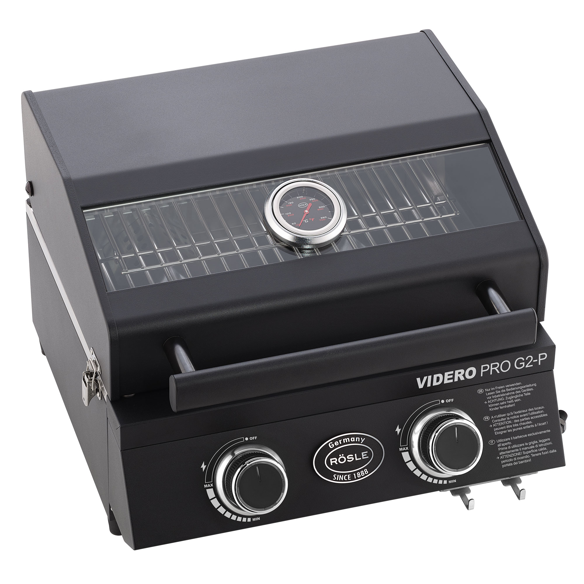 Gasgrill BBQ-Portable VIDERO PRO G2-P 50mbar