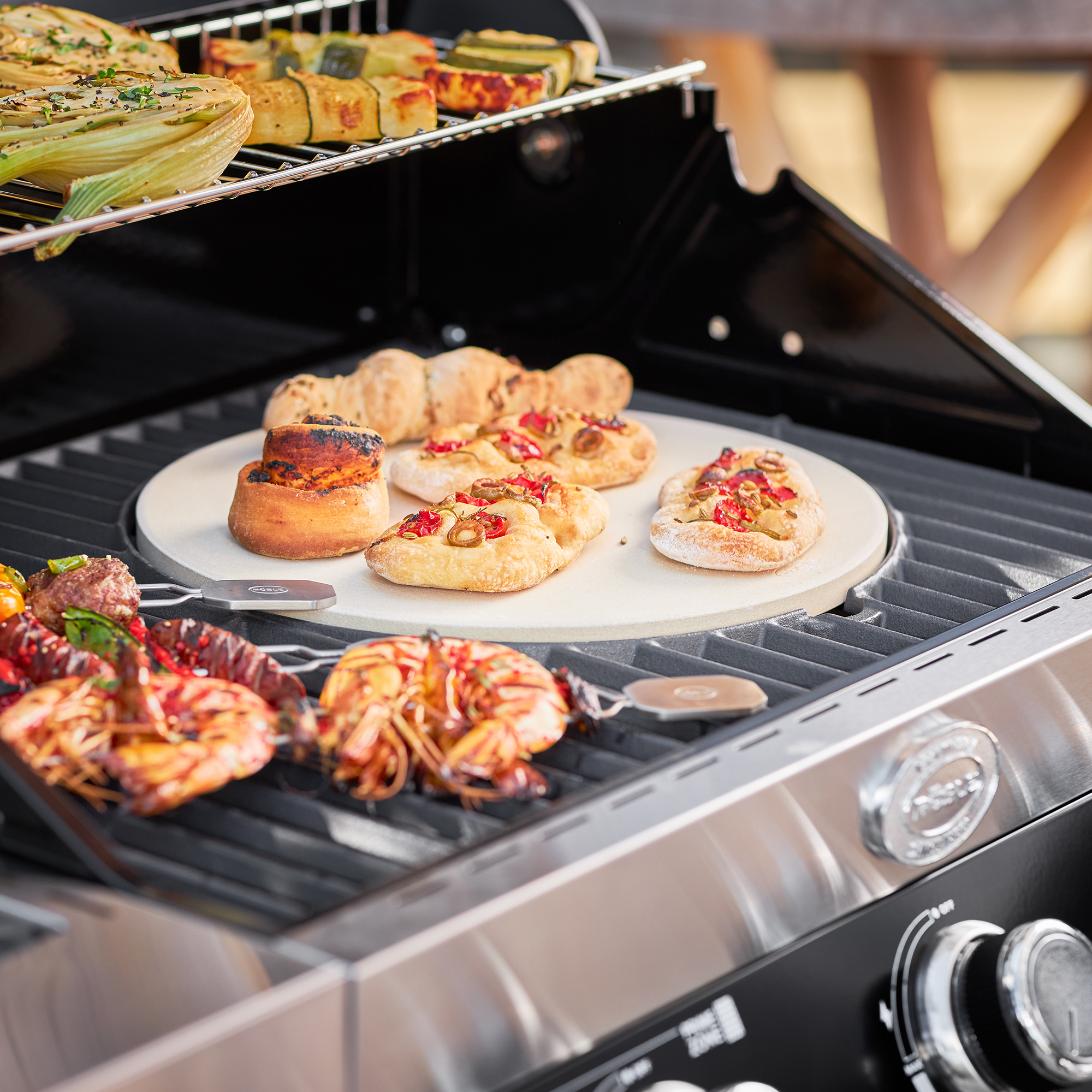 Gasgrill VIDERO G4-S Vario+ schwarz 50 mbar 