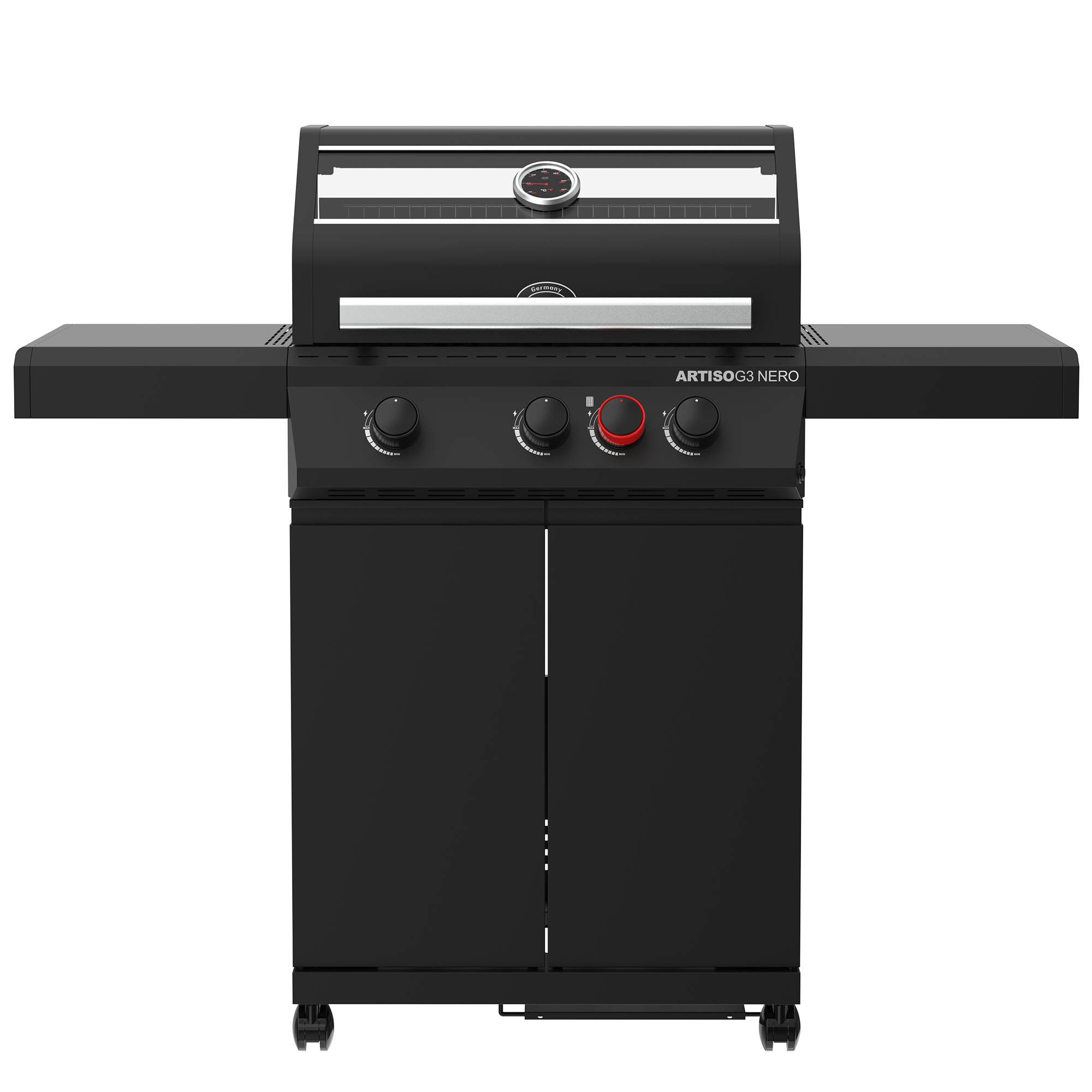 Gasgrill ARTISO G3 NERO 50mbar, Exklusiv bei TOOM