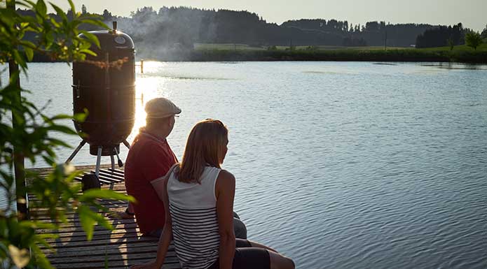 Smoker No.1 F50-S schwarz am See