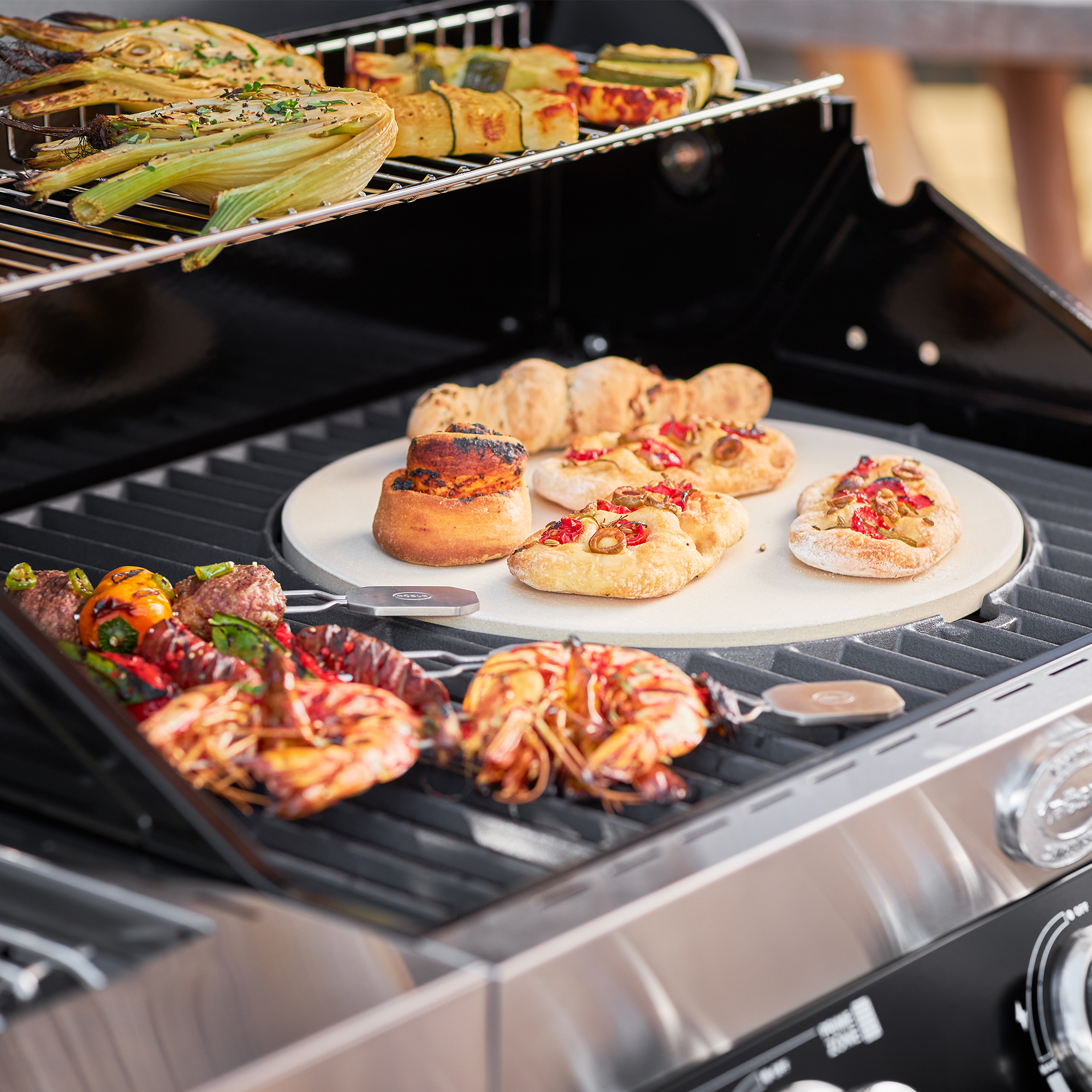 Grillrost Vario+ Gusseisen 61 x 45 cm (VIDERO G3 / ALLFLAME 3)