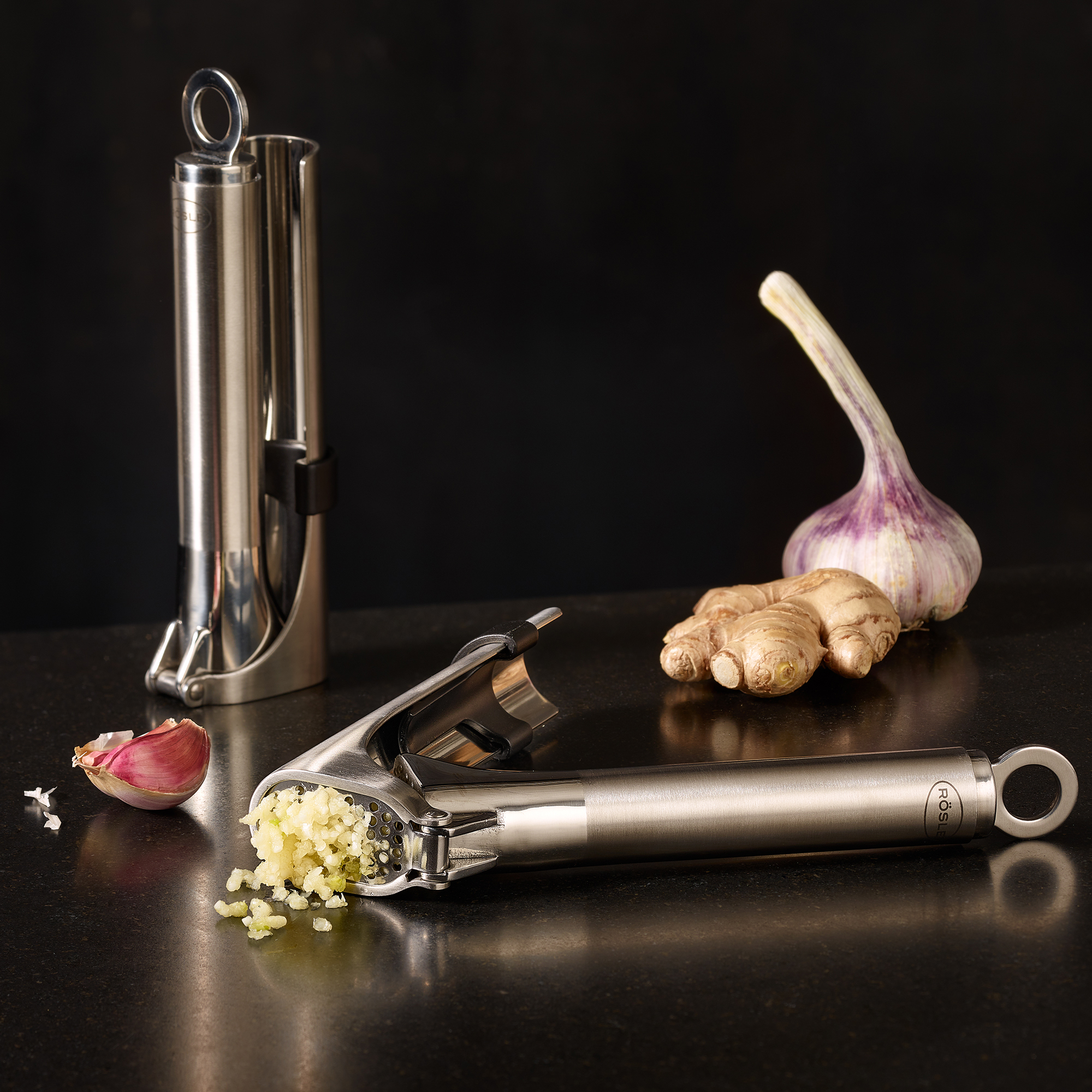 Knoblauchpresse schmal 18 cm