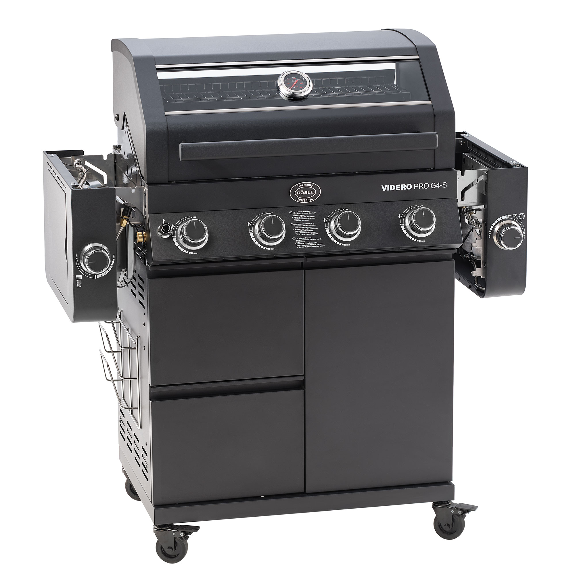 Gas grill VIDERO PRO G4-S VARIO+ 50mbar