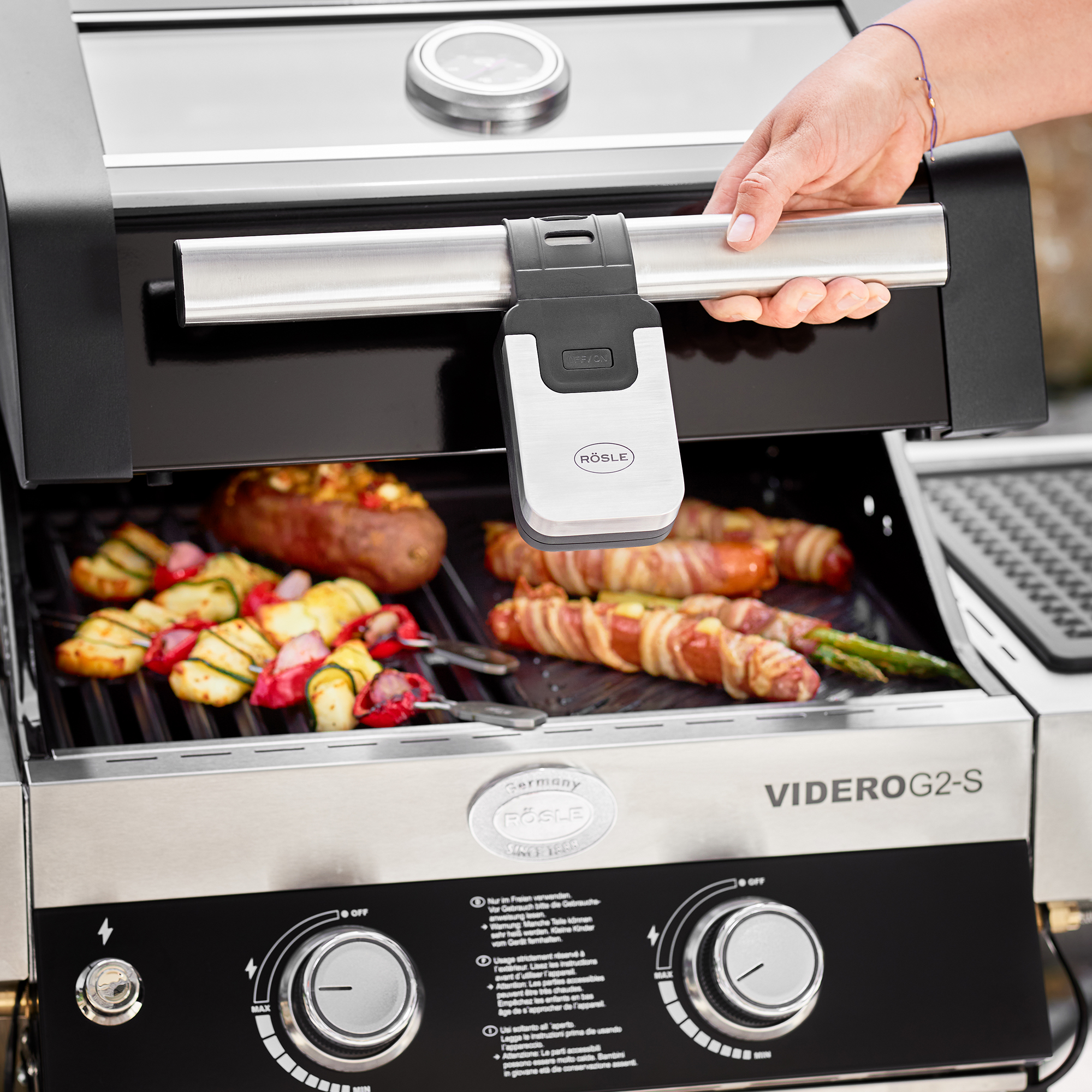 Universal BBQ LED Griffleuchte