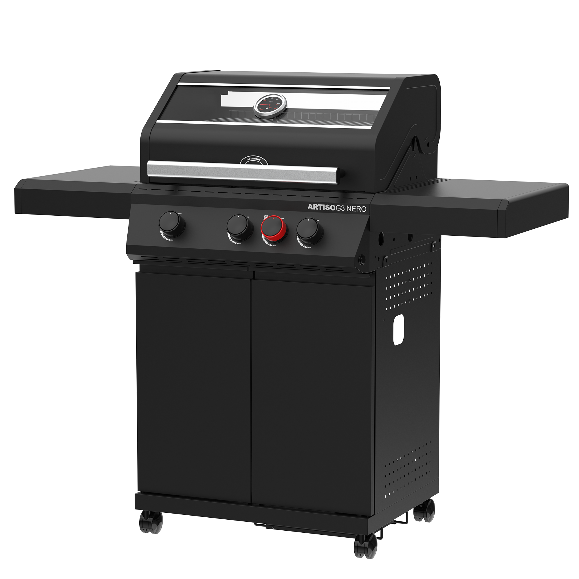 Gasgrill ARTISO G3 NERO 50mbar, Exklusiv bei TOOM