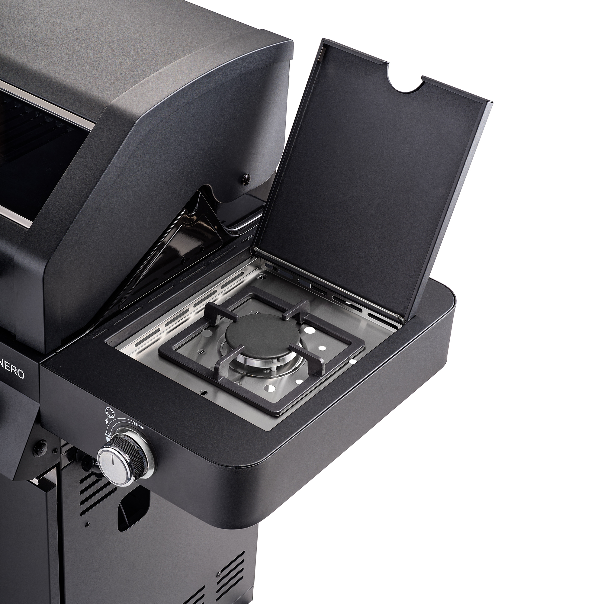 BBQ-Station VIDERO G4-S NERO Vario+ schwarz 50 mbar