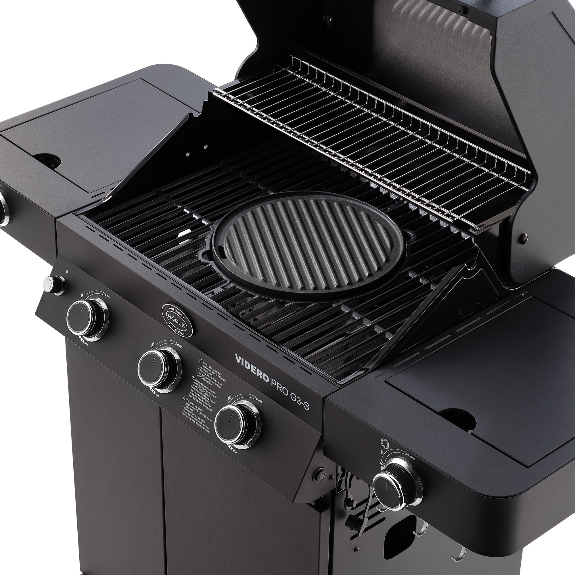 Gasgrill VIDERO PRO G3-S VARIO+ 50mbar