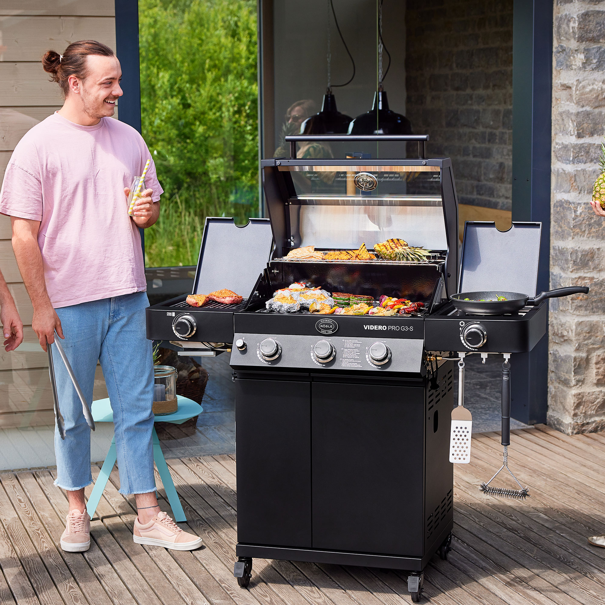 Gasgrill VIDERO PRO G3-S VARIO+ 50mbar