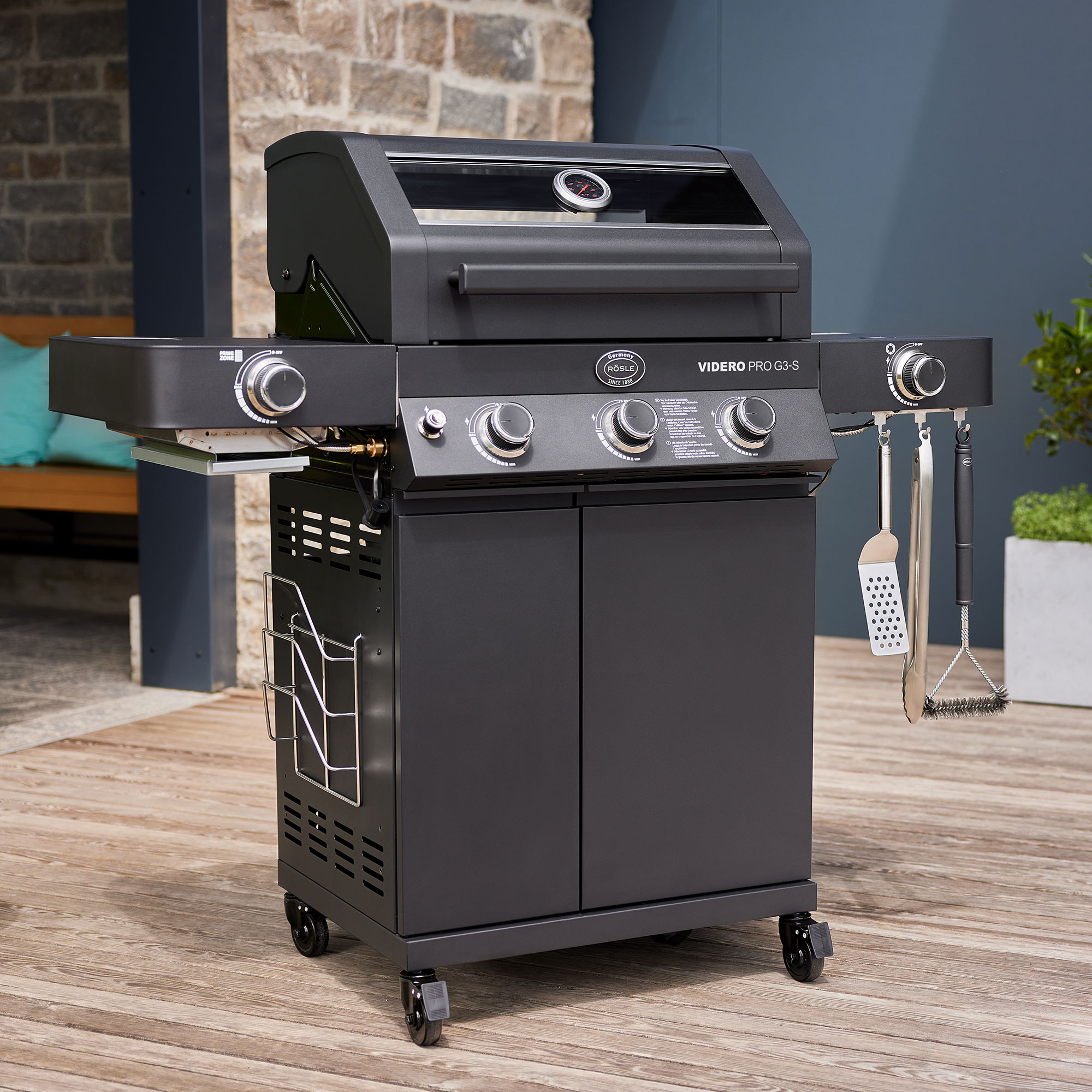 Gasgrill VIDERO PRO G3-S VARIO+ 50mbar