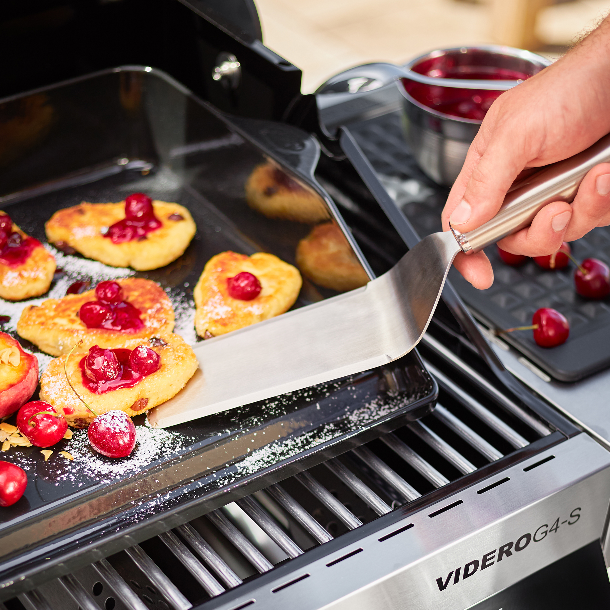 Plancha Grillplatte, 36,5 x 46,5 cm, für ARTISO, VIDERO und MAGNUM