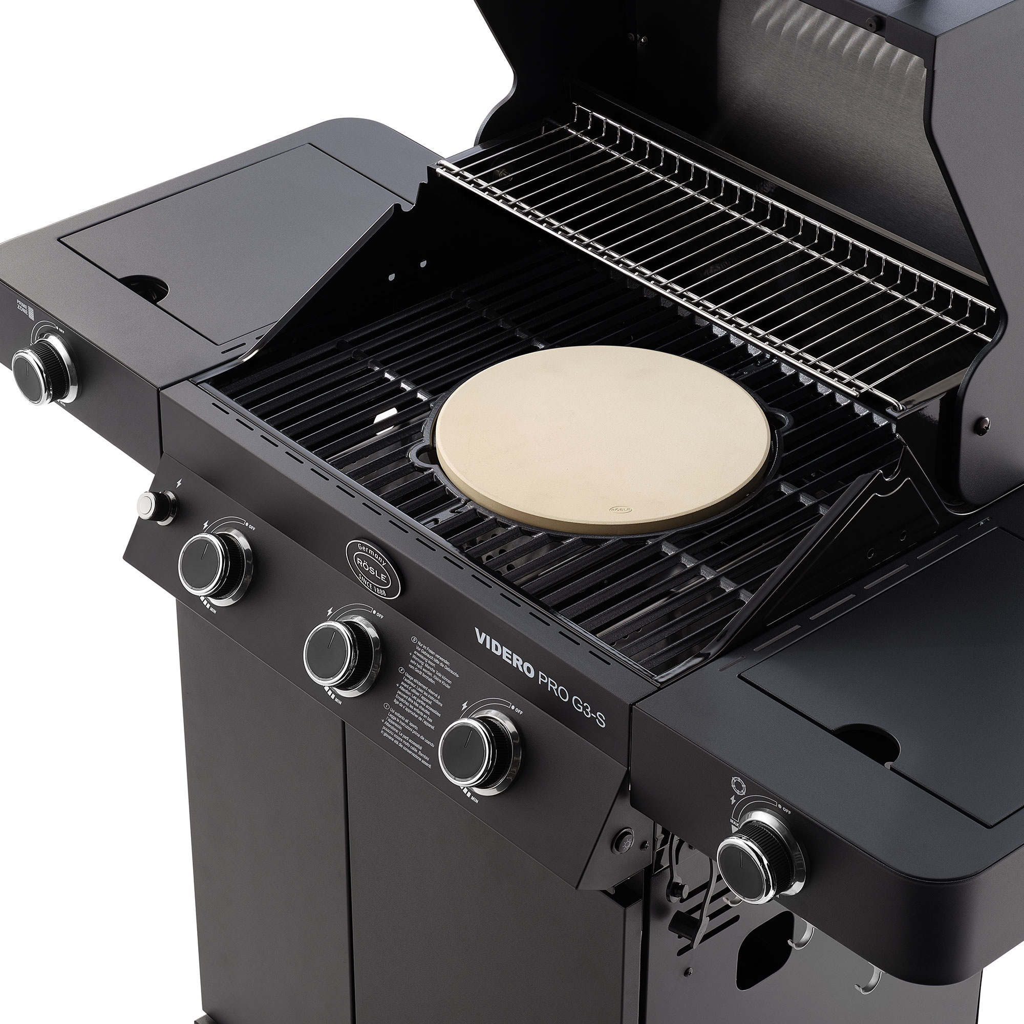 Gasgrill VIDERO PRO G3-S VARIO+ 50mbar