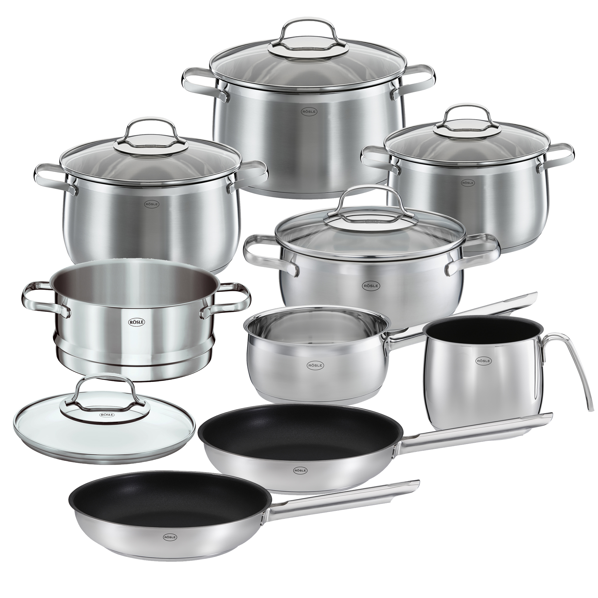 Topf-Set ELEGANCE GLOBE 10-tlg.