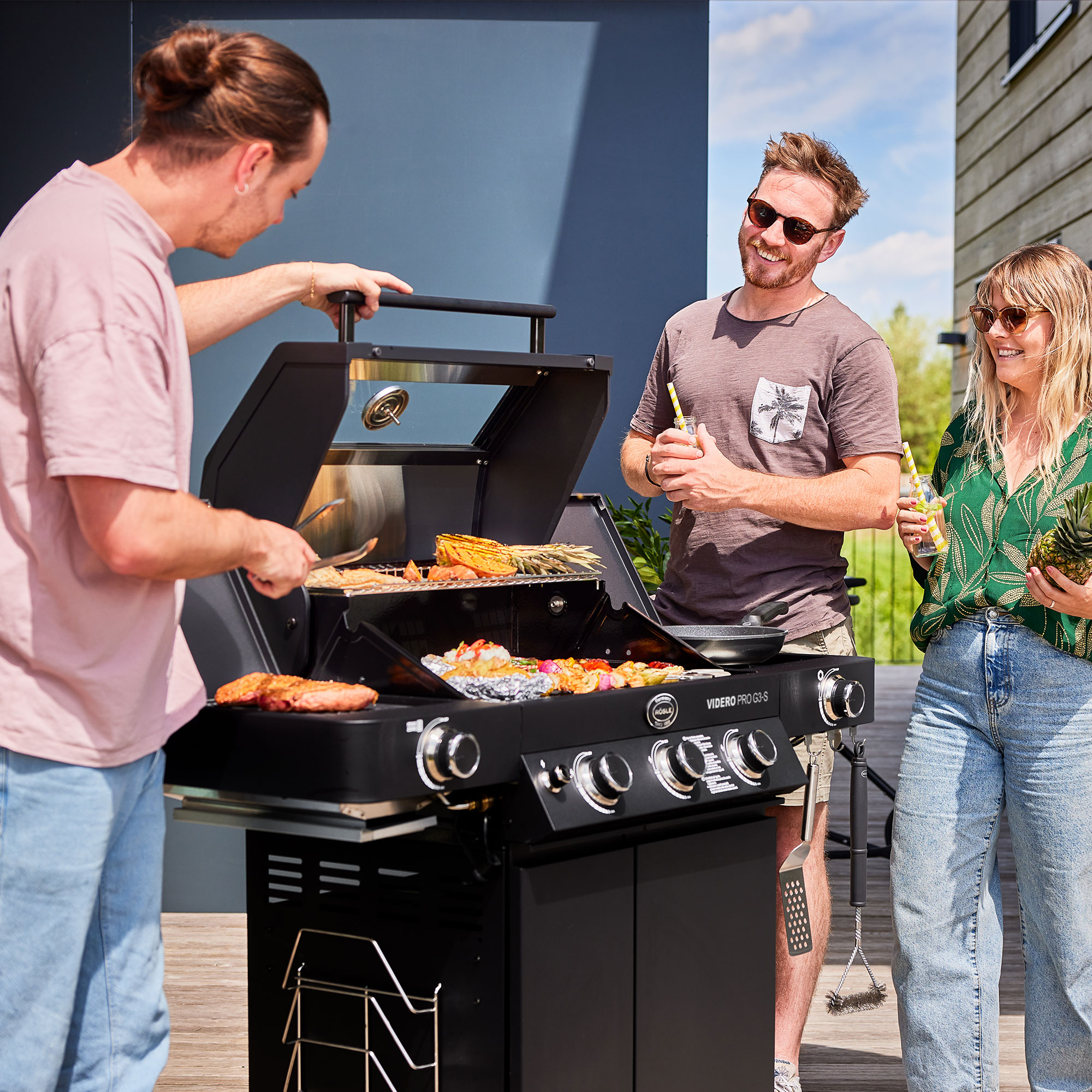 Gasgrill VIDERO PRO G3-S VARIO+ 50mbar