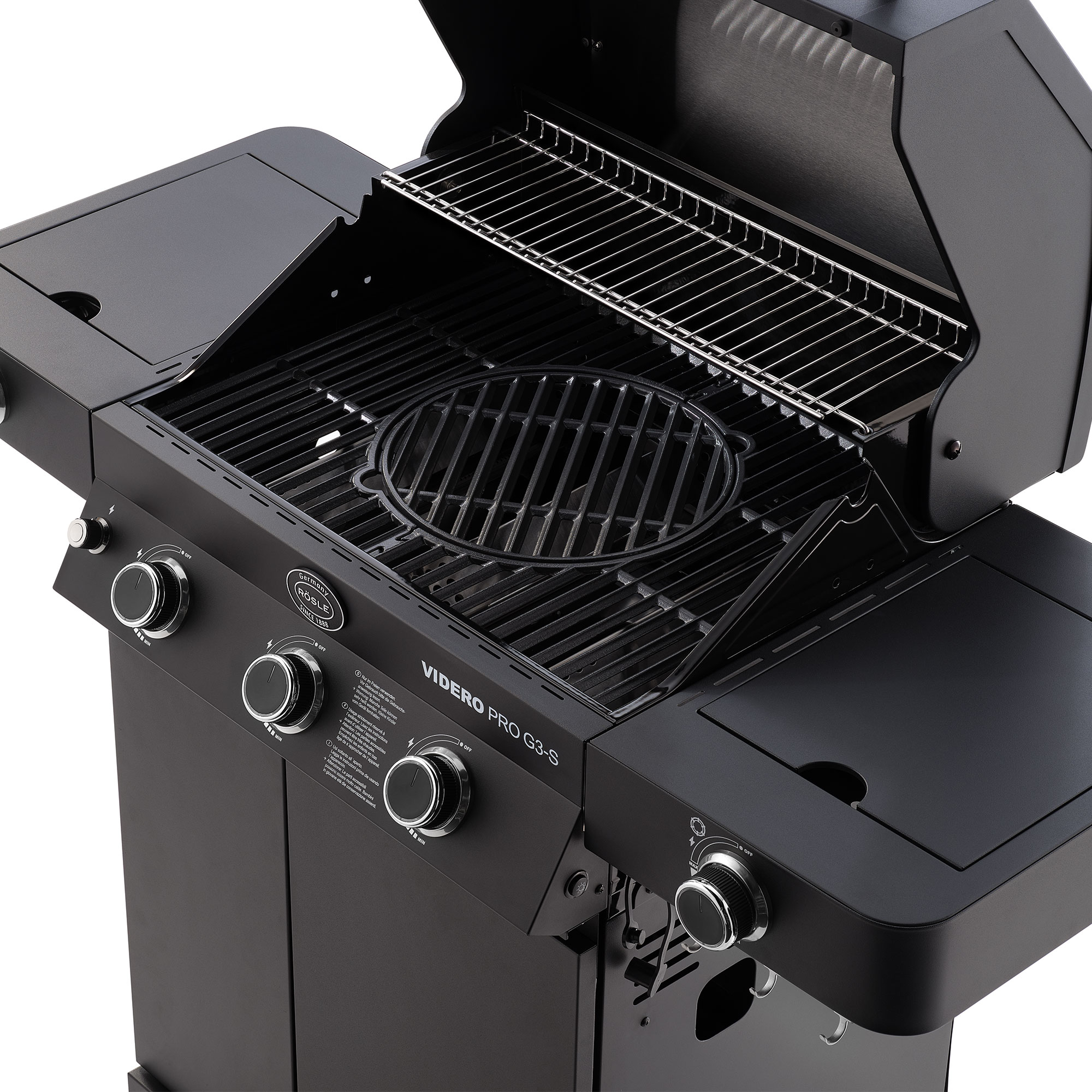 Gasgrill VIDERO PRO G3-S VARIO+ 50mbar