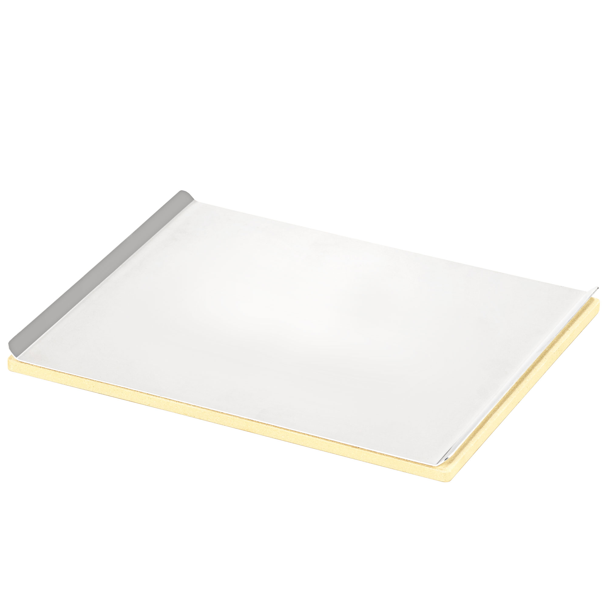 Pizzastein rechteckig mit Topper 38 x 30 cm